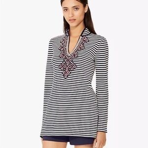 Tory Burch Katama Cotton Tunic Medium ⚓️
